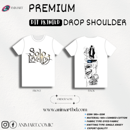 SUNG JINWOO (SOLO LEVELING ANIME) OVERSIZED DROPSHOULDER T-SHIRT